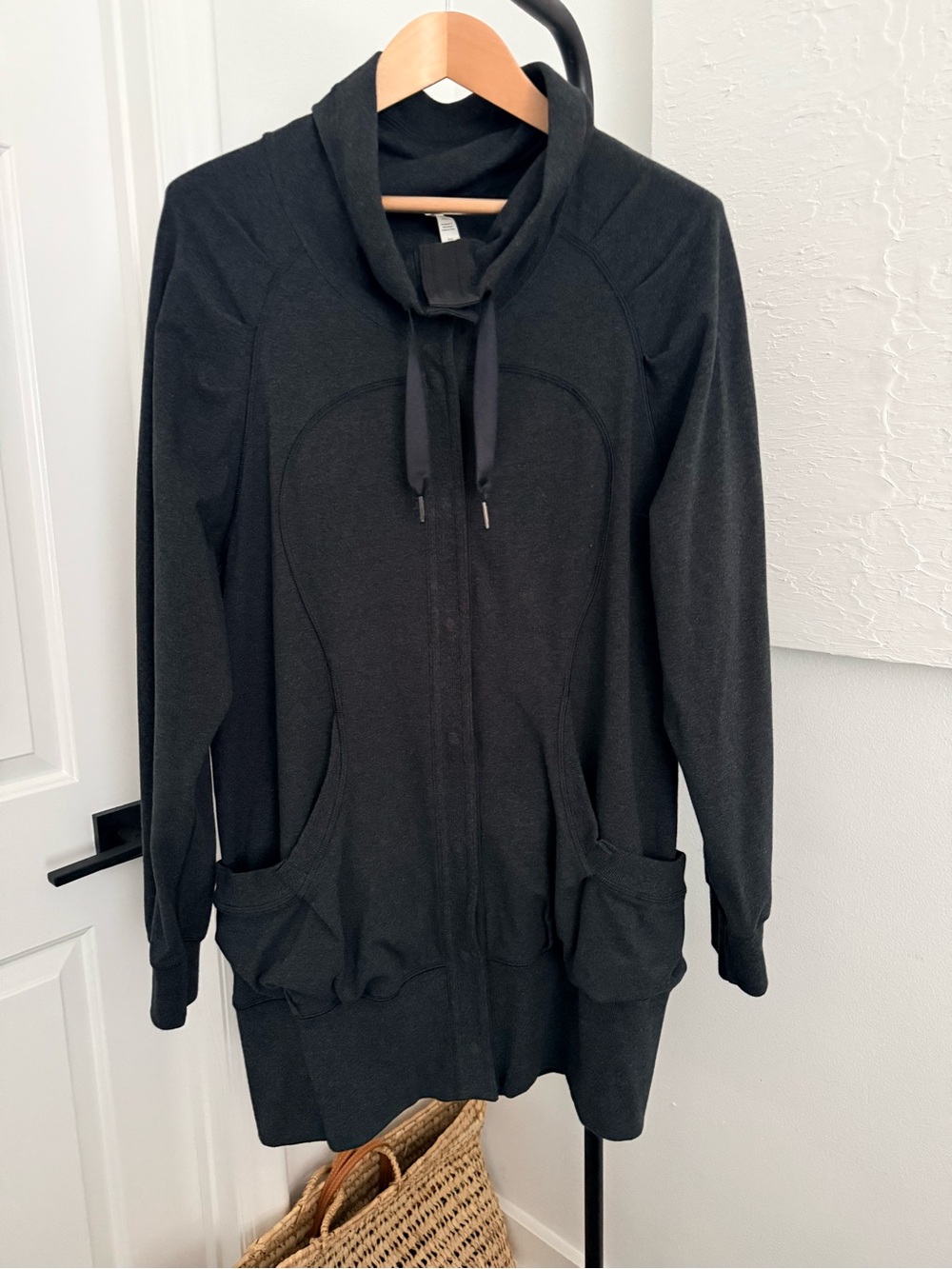 lululemon athletica Charcoal Grey Women's Oversized Cotton Fleece